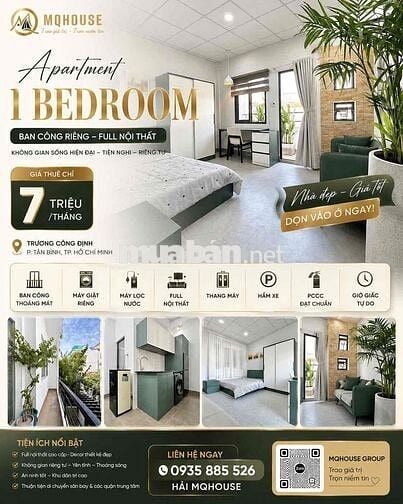 CHO THUÊ CHDV GẦN HỌC VIỆN HÀNG KHÔNG CỘNG HOÀ, Q.TÂN BÌNH, LENGKENG