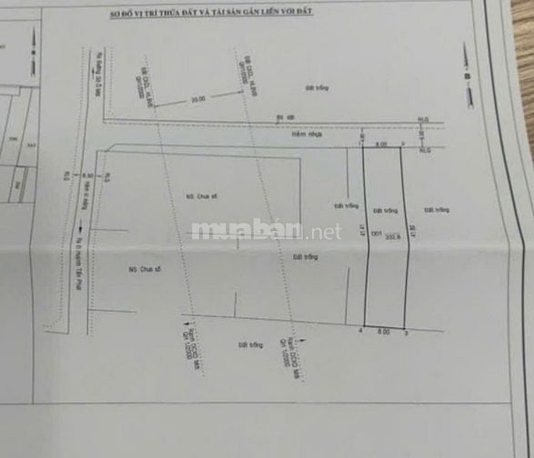 Bán đất 7x40m + 8x40m hẻm 1135 Huỳnh Tấn Phát p. Phú Thuận Q7. sau chợ
