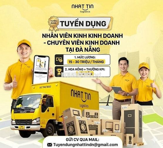 Nhất Tín Logistics Đà Nẵng Tuyển NVKD Thu nhập Cao