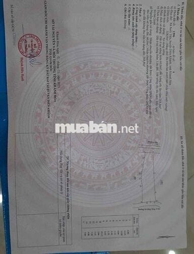 Bán Nhanh 328m2 đất Suối Hiệp Diên Khánh Gần HL39 giá 1,3 tỷ