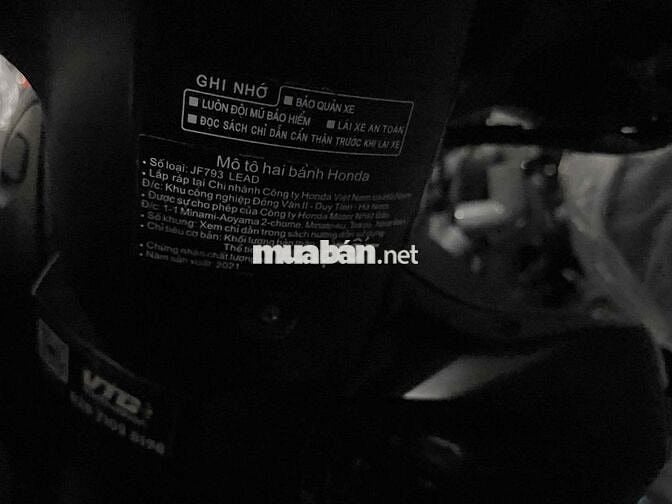 Honda Lead 2021 Bản đặc biệt màu Đen