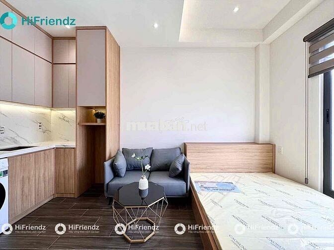 CHDV BAN CÔNG FULL NỘI THẤT MÁY GIẶT RIÊNG NGAY NGÃ 5 GIÁP BÌNH THẠNH