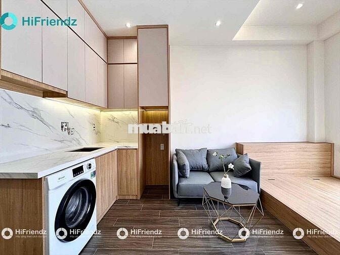 CHDV BAN CÔNG FULL NỘI THẤT MÁY GIẶT RIÊNG NGAY NGÃ 5 GIÁP BÌNH THẠNH