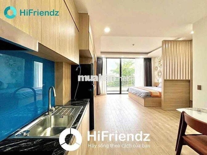 🌿 Studio Ban Công View Xanh Cực Chill – Full Nội Thất Cao Cấp