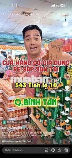 Cửa Hàng 543 Tỉnh lộ 10 - Tuyển Thu Ngân
