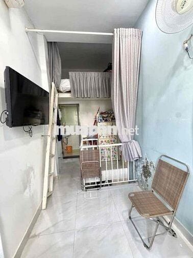 NHÀ NƠ TRANG LONG P15 BÌNH THẠNH 2 TẦNG CÓ GÁC LỬNG 2WC 2.2 TỶ TL