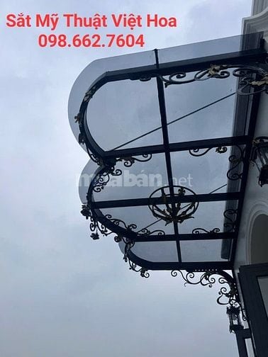 Mái kính nghệ thuật sang trọng, chất lượng tại Nam Định