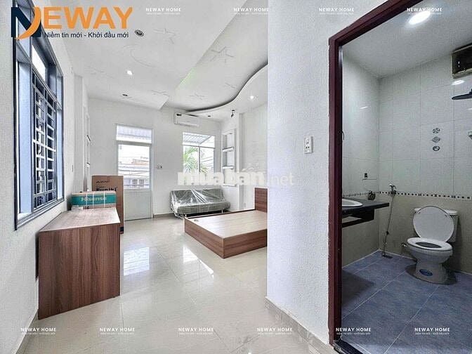 CHO THUÊ STUDIO TÁCH BẾP, SÂN THƯỢNG RIÊNG FULL NỘI THẤT, NHÀ MỚI TINH