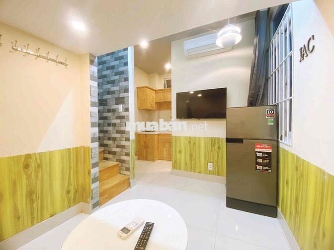 CHO THUÊ PHÒNG FULL NỘI THẤT CÓ THANG MÁY NGAY CHÂN CẦU CHỮ Y - DẠ NAM