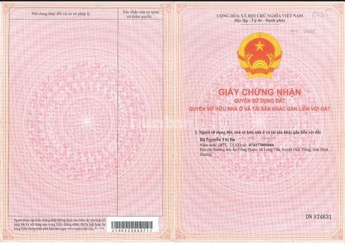 BÁN ĐẤT TẠI LONG HÒA, TP HỒ CHÍ MINH