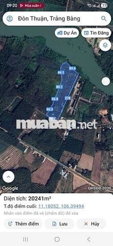 1.6HA - 2 MẶT TIỀN ĐƯỜNG VÀ SÔNG SG !