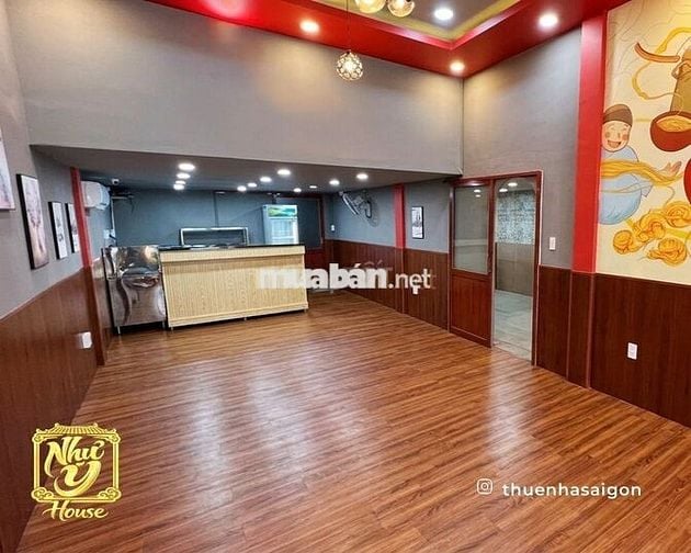 Cho thuê nhà 528 Nguyễn Trãi Quận 5 (8x22m_Trệt+Lửng) Giá 69Tr