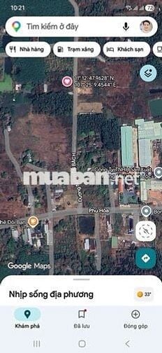 BÁN 1233M2 ĐẤT THỔ CƯ - MẶT TIỀN BÊ TÔNG !