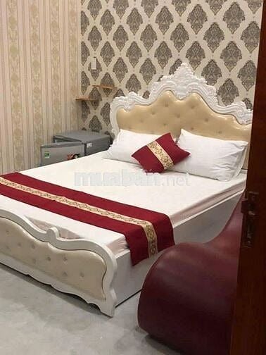 Bán nhà đất, 2 mặt tiền đường bêtông đang kinh doanh nhà nghỉ 60tr/th