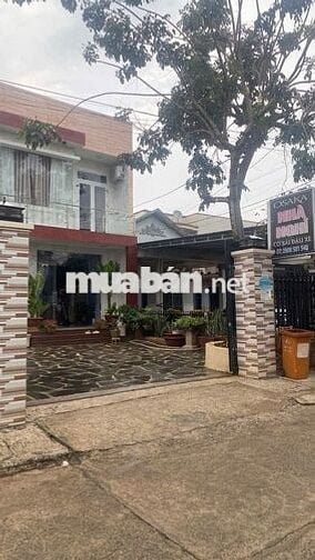 Bán nhà đất, 2 mặt tiền đường bêtông đang kinh doanh nhà nghỉ 60tr/th