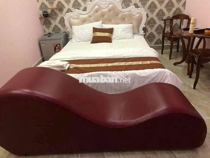 Bán nhà đất, 2 mặt tiền đường bêtông đang kinh doanh nhà nghỉ 60tr/th