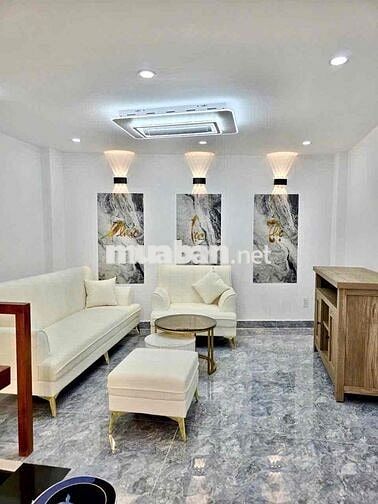 Nhà Đẹp [ 4 x13] 1 lửng 3 lầu .sân thượng,5PN Full Nội Thất,Tỉnh Lộ 10