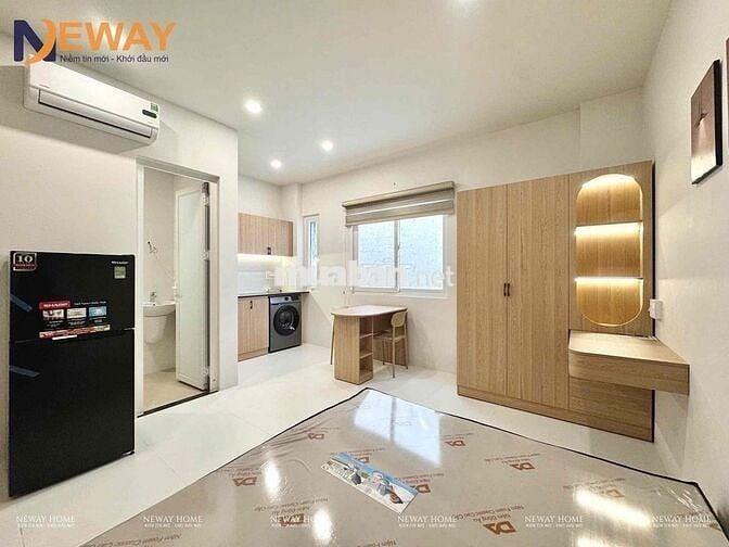 Studio Cao Cấp MỚI – Full Nội Thất, Cửa Sổ Thoáng, Gần Etown Sân Bay