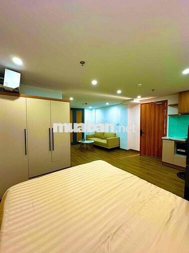 Cho thuê căn hộ full nội thất mặt đường, view phố 45m2