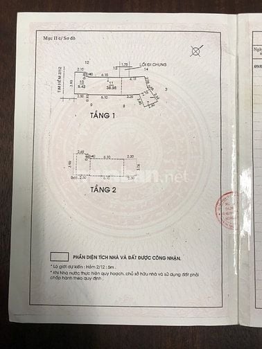 Bán Nhà : 7/12 Chấn Hưng - P.6 - Q.Tân Bình - Tp.HCM
