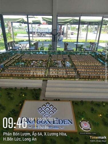 BÁN ĐẤT DRAGON EDEN LONG AN - SỔ ĐỎ SẴN - NGANG 5X18M . 90m2
