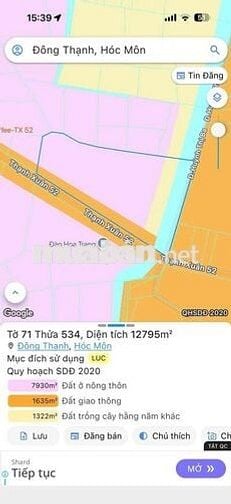 TÔI CHÍNH CHỦ  BÁN ĐẤT MẶT TIỀN THẠNH XUÂN 52