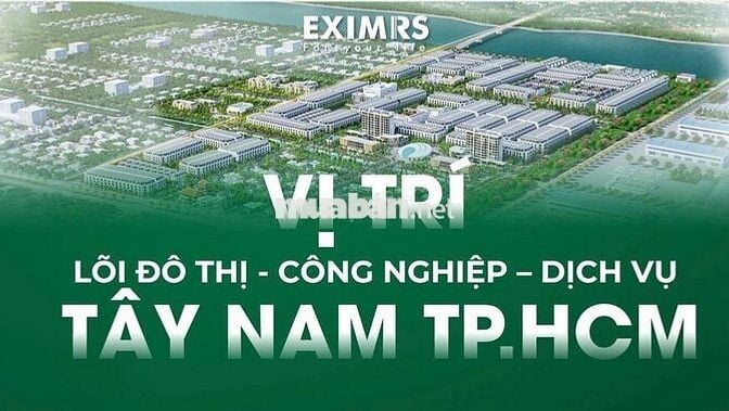 Dự án River Gateway Thủ Thừa, Dt 5x20, XD Tự Do, Giá Chỉ 1,5 Tỷ/nền