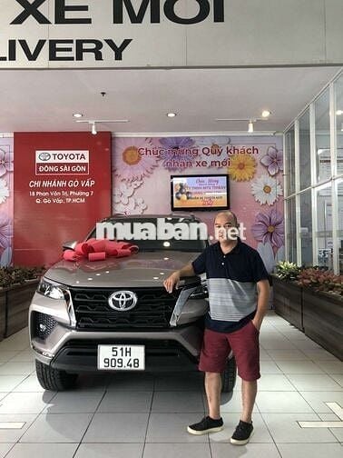 Toyota Fortuner Std 2021 Dầu 146k Đồng