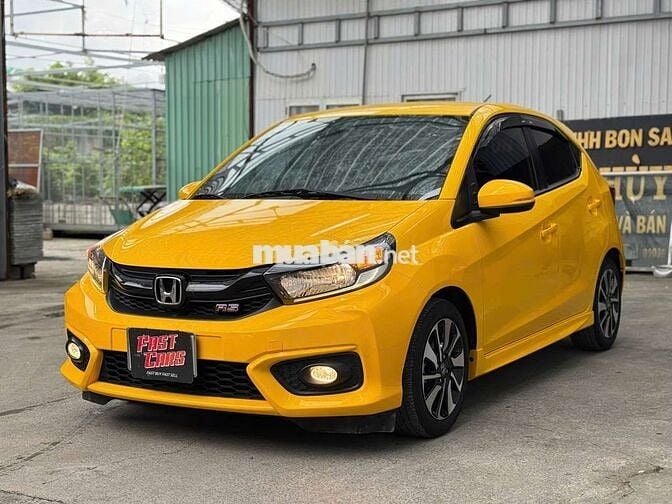 Honda Brio RS 2021 1.2AT, màu vàng,nhập Thái,2v9km