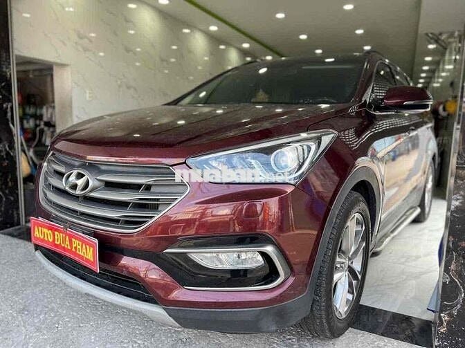 Hyundai Santafe 2018 Full cao cấp 100.000 km Đỏ