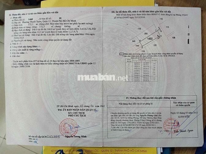 🏡 BÁN ĐẤT THỔ CƯ ĐẸP PHƯỜNG THẠNH XUÂN, QUẬN 12 – SỔ HỒNG RIÊNG  📍 Vị