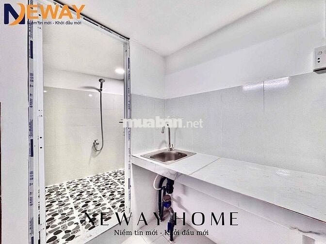 DÃY TRỌ TRỆT GIÁ RẺ, MỚI 100% ĐANG HOÀN THIỆN,GÁC CAO 2M_FREE XE