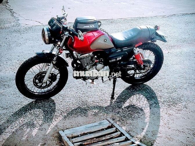 Xe máy độ Cafe Racer Suzuki EN150 Đỏ