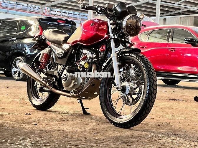 Xe máy độ Cafe Racer Suzuki EN150 Đỏ