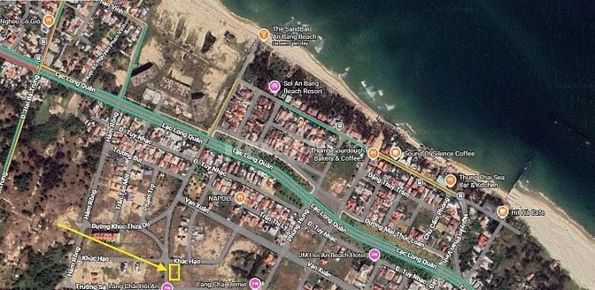 Bán nhà phố 2 mặt tiền, 3 tầng, đi bộ ra sông và biển chỉ vài phút