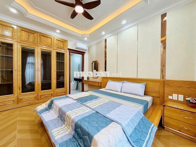 CHO THUÊ NHÀ 1 sẹc BÌNH LỢI, DT: 6X21m. Trệt 2 Lầu ST. 4PN, 4WC