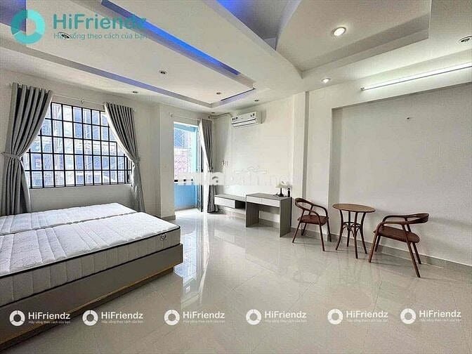 Cho thuê căn hộ ban công full nội thất - free xe