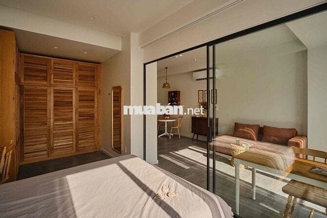 1PN Full Nội Thất Ban Công Thoáng - Máy Giặt Riêng Ngay Khu Sân Bay