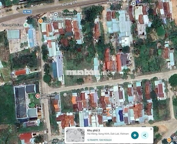 BÁN ĐẤT THỔ CƯ TRUNG TÂM HAI RIÊNG, TRỤC BUÔN MA THUỘT – TUY HÒA