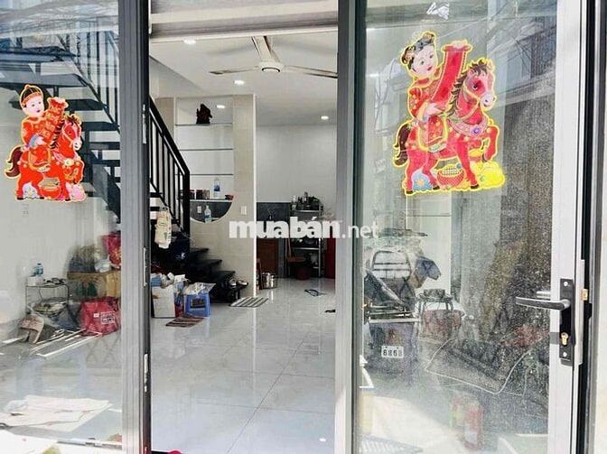 BÁN NHÀ GẦN CHỢ PHÚ LÂM 5x9m 45m2 2PN - HẺM XE HƠI - SHR