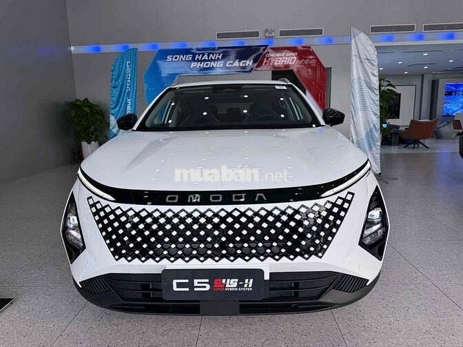 Omoda C5 Hybrid Trắng Xăng lai điện