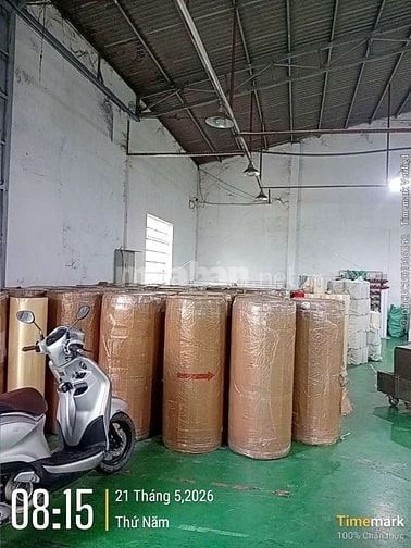 Cho thuê kho 300m2 có điện 3pha 250KVA đường xe tải giá rẻ 