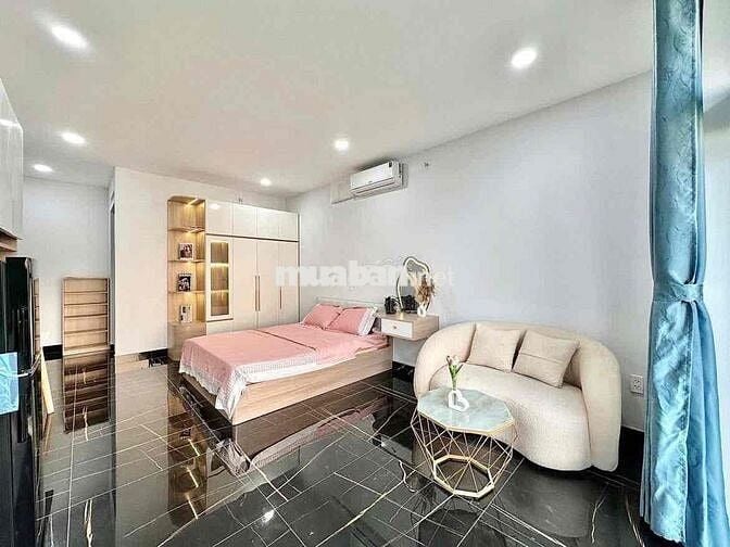 STUDIO FULL NỘI THẤT MÁY GIẶT SÂY TRONG PHÒNG NGAY ĐẦM SEN