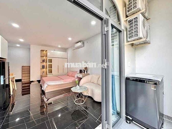 STUDIO FULL NỘI THẤT MÁY GIẶT SÂY TRONG PHÒNG NGAY ĐẦM SEN