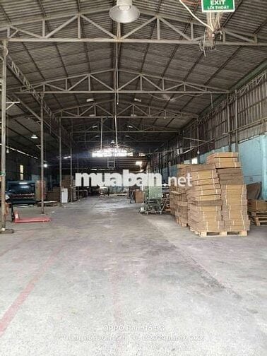 CHO THUÊ XƯỞNG 850M ĐÔNG HOÀ DĨ AN CÓ 3 PHA