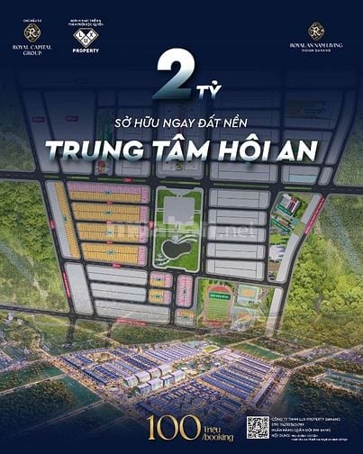 ĐỊA CHẤN HỘI AN: KHU ĐÔ THỊ ROYAL AN NAM LIVING MỞ BÁN GĐ1, CẮT MÁU CH