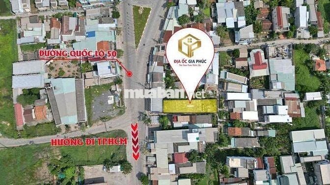 Đất thổ cư cặp bên mặt tiền Quốc Lộ 50 Cần Giuộc