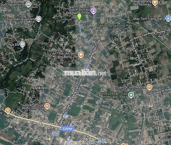 CHÍNH CHỦ bán 2 lô đất cạnh Tiểu học an thới 189m2 sẵn 100m ODT 1ty300