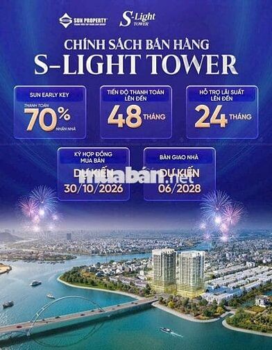 S-Light TOWER view Downtown đặt xuất ưu tiên chọn trước chỉ 50tr