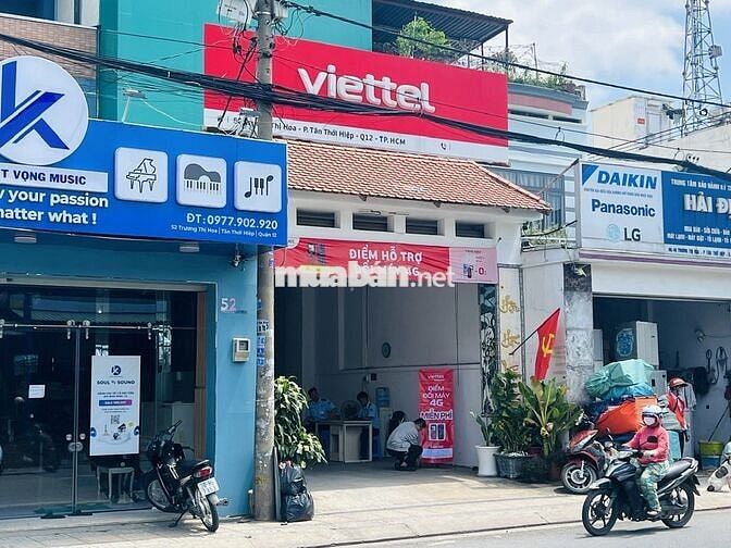 HOT - MT TRƯƠNG THỊ HOA – 5.2m X 25m NỞ HẬU 10m , 156m2 – CHỈ 11.9 TỶ